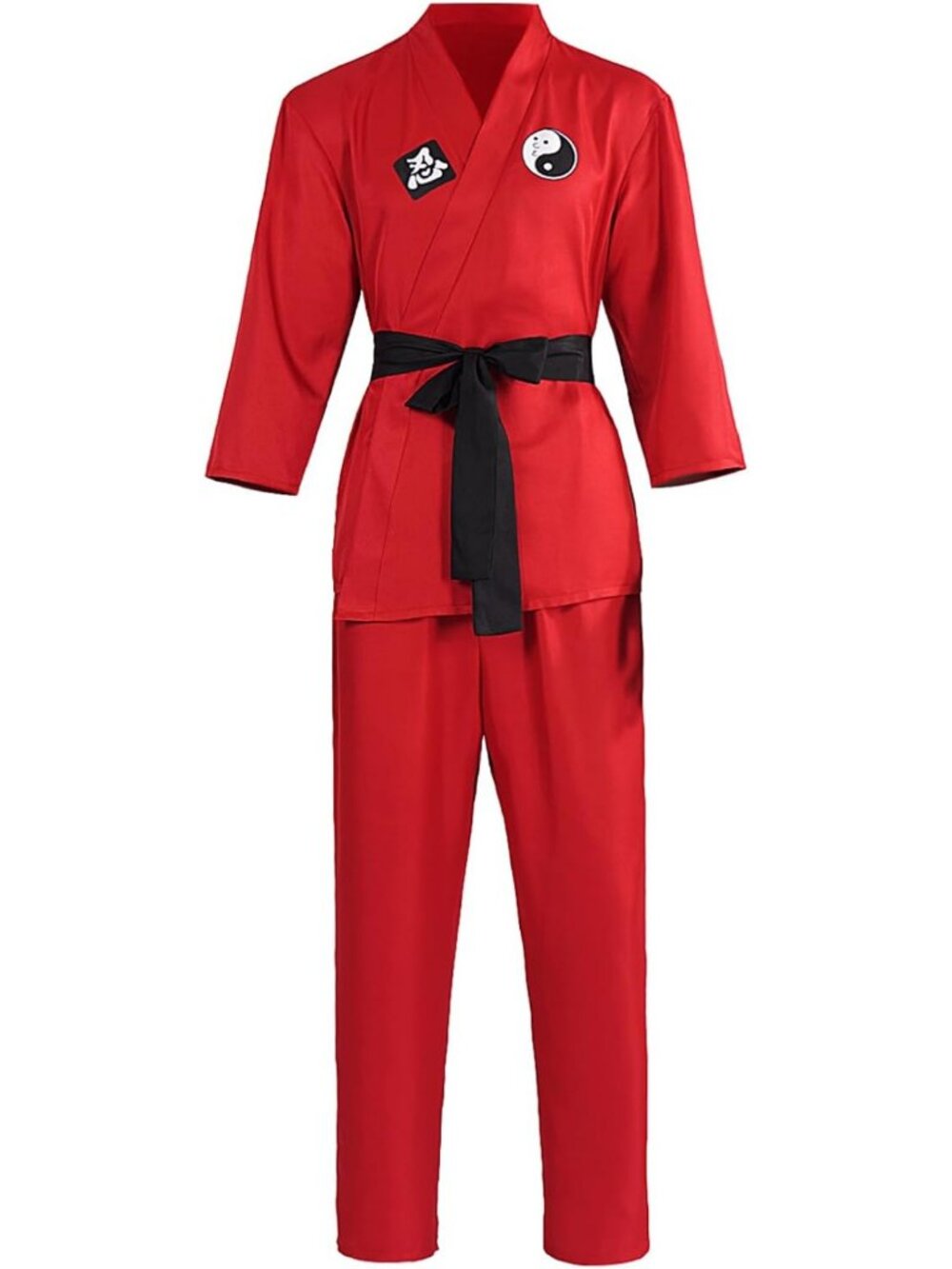 Men's Taekwondo Karate Uniform Set with Belt | Adult Martial Arts Costume